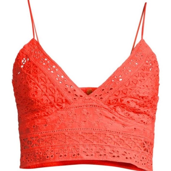 Free People Carrie Bralette in Lip Gloss Size Small - Picture 2 of 9